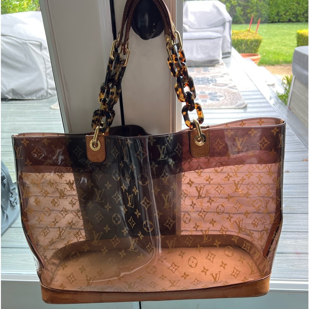 Louis Vuitton rare Cruise collection Ambre Gm with torrid handles